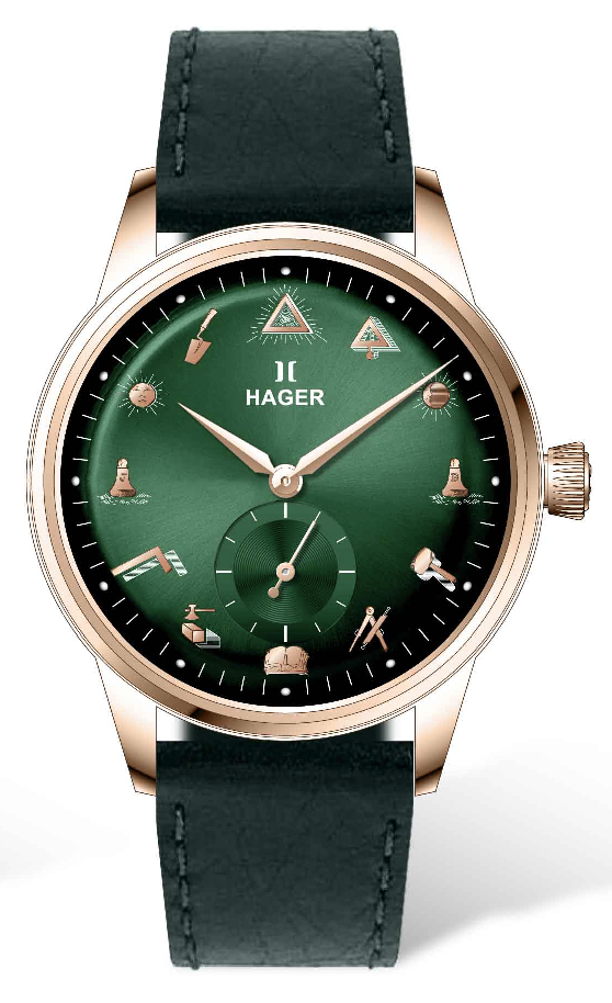 JH・エグルストーム（JH Engström） REVOIR Emerald Smoke fumé Rose Gold Fellow Traveler — Hager Watches